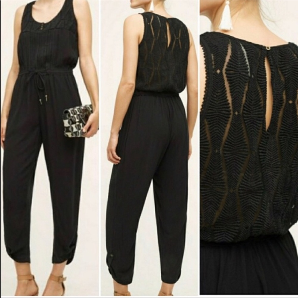 Anthropologie Hei Hei black jumpsuit - Size Medium